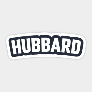 HUBBARD Sticker